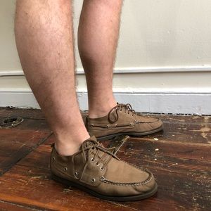 Brown Leather Sperry Top Sider Shoes